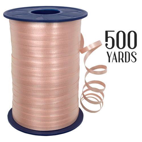 Morex Crimped Curling Ribbon .1875"X500yd-Pale Coral 253/5-604