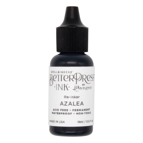 Spellbinders BetterPress Ink Reinker-Azalea BPI-016 - 813233037558