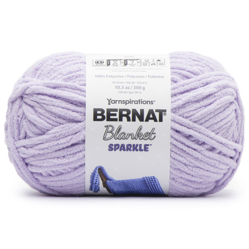 Bernat Blanket Sparkle Yarn-Lavender 161270-70005 - 057355480599