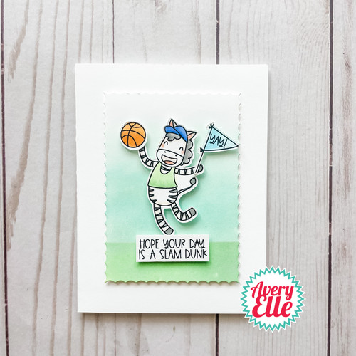 Avery Elle Clear Stamp Set-Biggest Fan AE2316