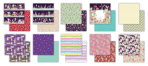 Craft Consortium Double-Sided Paper Pad 12"X12" 40/Pkg-Fairy Wishes - PAD042