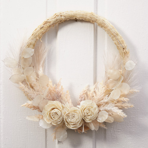 FloraCraft Thin Straw Wreath-18" SW18CT