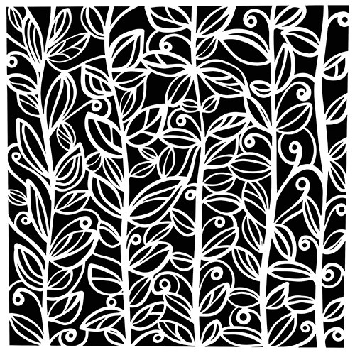 Crafter's Workshop Template 12"X12"-Leafy Vines TCW-1061