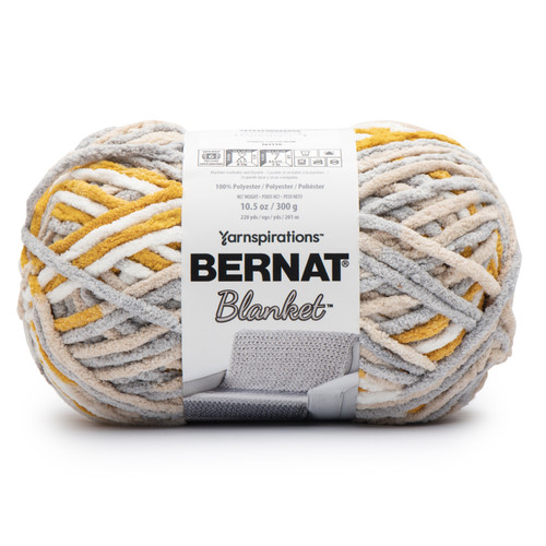 Bernat Blanket Big Ball Yarn-Grellow - 161110-10982 - 057355480292