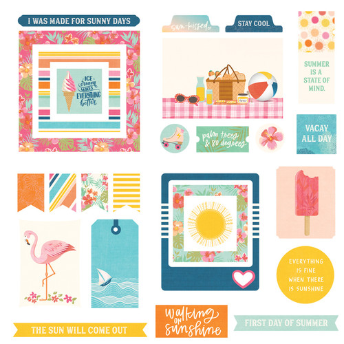 Sweet Sunshine Ephemera Cardstock Die-CutsPSUN4090