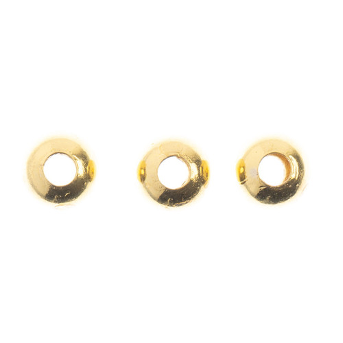 John Bead Metal Spacer Bead 4mm 115/Pkg-Gold 1401056