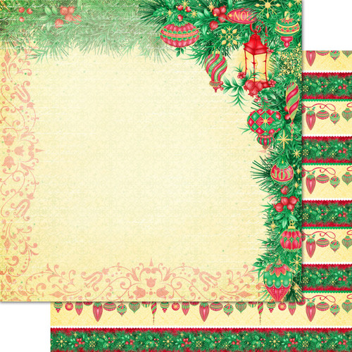 Heartfelt Creations Double-Sided Paper Pad 12"X12" 24/Pkg-Holiday Ornament HCDP1-2153