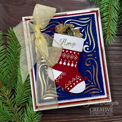 Creative Expressions Craft Dies By Jamie Rodgers-Christmas Stocking CEDJR085