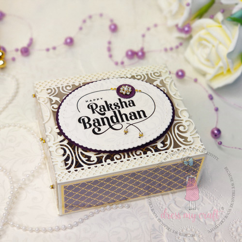 Dress My Craft Border Die-Elegant Lace DMCD5401