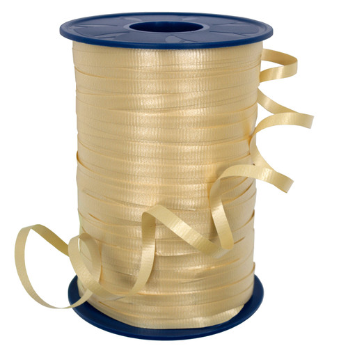 Morex Crimped Curling Ribbon .1875"X500yd-Soft Gold 253/5-134