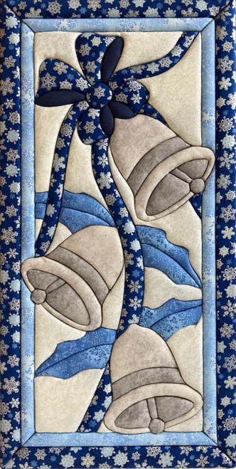 Quilt-Magic No Sew Wall Hanging Kit-Silver Bells - QM500C76 - 724180050760