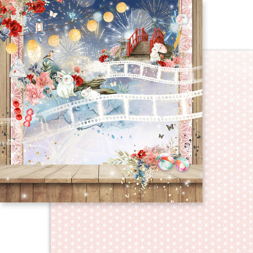 Asuka Studio Double-Sided Paper Pack 6"X6" 24/Pkg-Moon Bunny Celebration MP-61235