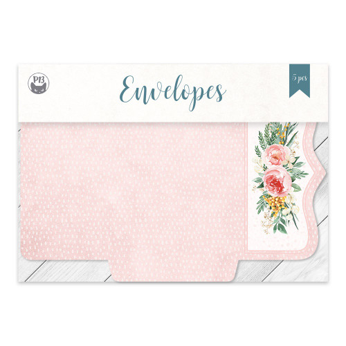 Flowerish Mini Envelopes-5/Pkg P13FLO39 - 5905523082449