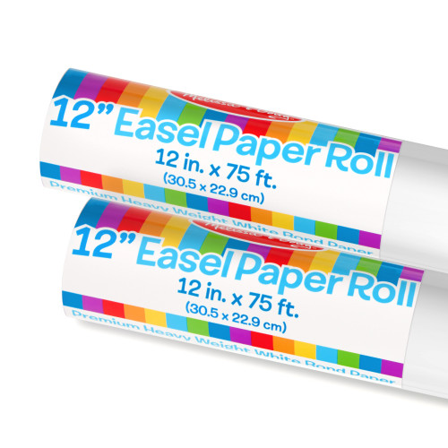 Melissa & Doug Easel Paper Roll 2/Pkg-12"X75' MD93169
