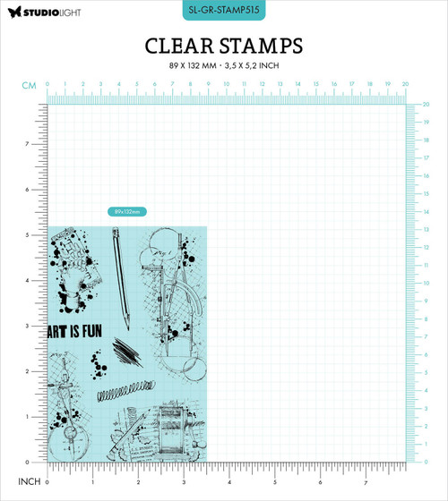 Studio Light Grunge Clear Stamps-Nr. 515, Creative Invention SSAMP515