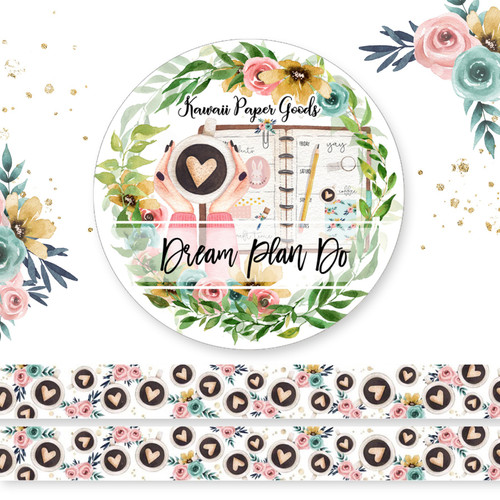 Memory Place Washi Tape 15mmX5m-Dream Plan Do MP-61211 - 4582248612116