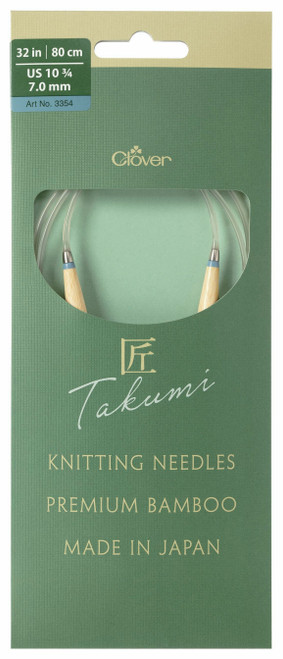 TAKUMI Pro Circular Knitting Needles 32"-US 10 3/4 / 7.0mm 3354 - 051221233548