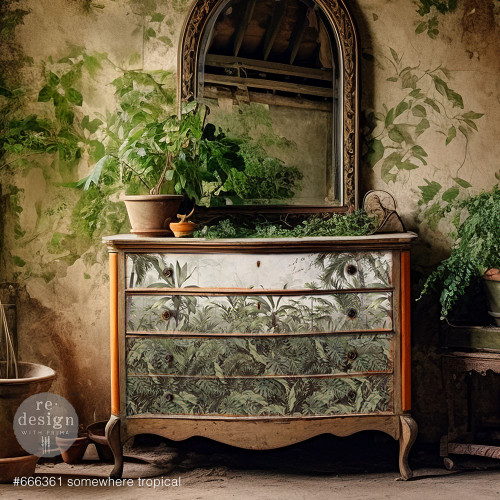 Prima Re-Design A1 Decoupage Fiber-Somewhere Tropical - RE666361
