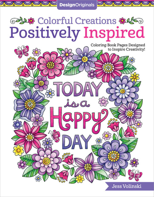 Colorful Creations Positively Inspired Coloring Book-Colorful Creations Positively B7202603 - 9781497202603