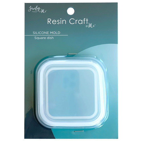 Jewelry Made By Me Resin Craft Silicone Mold-Small Square Dish R2170055 - 842702187555