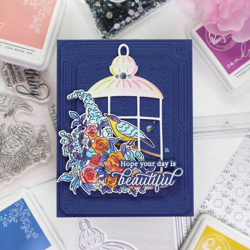 Pinkfresh Studio Stencils 4.25"x5.5" 6/Pkg-Best Thing - PF206323
