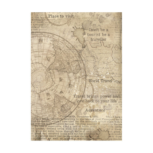 Stamperia Assorted Rice Paper Backgrounds A6 8/Sheets-Around The World - FSAK6005 Stamperia Assorted Rice Paper Backgrounds A6 8/Sheets-Around The World - FSAK6005