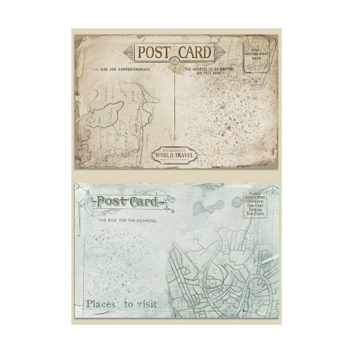 Stamperia Assorted Rice Paper Backgrounds A6 8/Sheets-Around The World - FSAK6005 Stamperia Assorted Rice Paper Backgrounds A6 8/Sheets-Around The World - FSAK6005