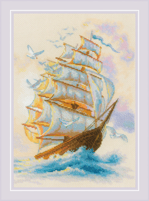 RIOLIS Counted Cross Stitch Kit 8.25"X11.75"-Wandering Wind (14 Count) R2128 - 4779046186677