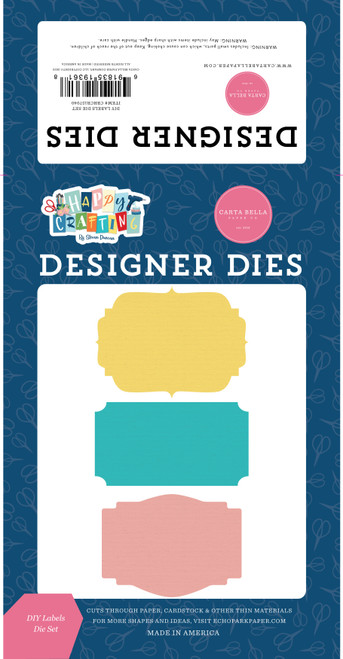Carte Bella Dies-DIY Labels, Happy Crafting CR157040 - 691835193618