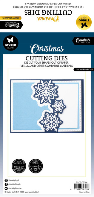 Studio Light Essentials Cutting Die-Nr. 564, Snow Envelope LESCD564