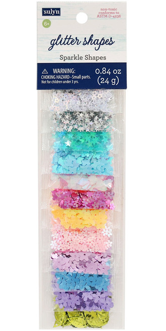 Sulyn Glitter And Sparkle Shapes-0.84oz - SUL58459 - 717968584595