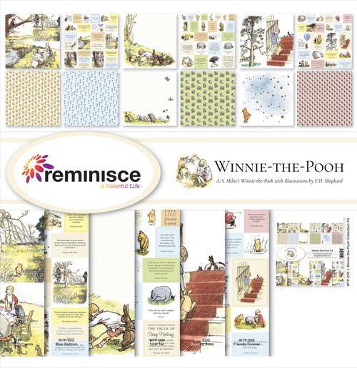 Reminisce Collection Kit 12"X12"-Winnie The Pooh WTP-200 - 840310201496