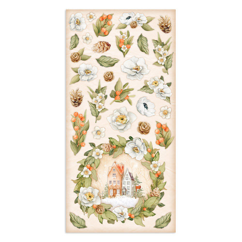 Stamperia Collectables Double-Sided Paper 6"X12" 10/Pkg - Oh-All Around Christmas - SBBV24 Stamperia Collectables Double-Sided Paper 6"X12" 10/Pkg - Oh-All Around Christmas - SBBV24