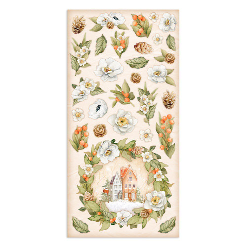 Stamperia Collectables Double-Sided Paper 6"X12" 10/Pkg - Oh-All Around Christmas - SBBV24 Stamperia Collectables Double-Sided Paper 6"X12" 10/Pkg - Oh-All Around Christmas - SBBV24