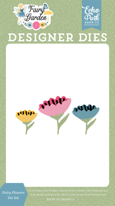 Echo Park Dies-Fairy Flowers, Fairy Garden FG338040 - 691835257419