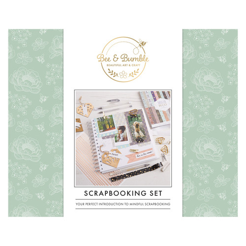 Bee & Bumble Scrapbooking Set-White BB105120