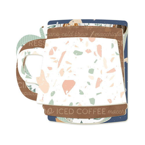 P13 Light Chipboard Album Base With Papers 6"X6"-Mix And Match, Coffee Break - P13COF56 P13 Light Chipboard Album Base With Papers 6"X6"-Mix And Match, Coffee Break - P13COF56