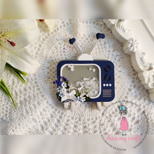 Dress My Craft Basic Designer Dies-Big Screen TV DMCD6050
