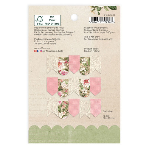 Dear Love Double-Sided Cardstock Die-Cuts 15/Pkg-Garland P13DEA32