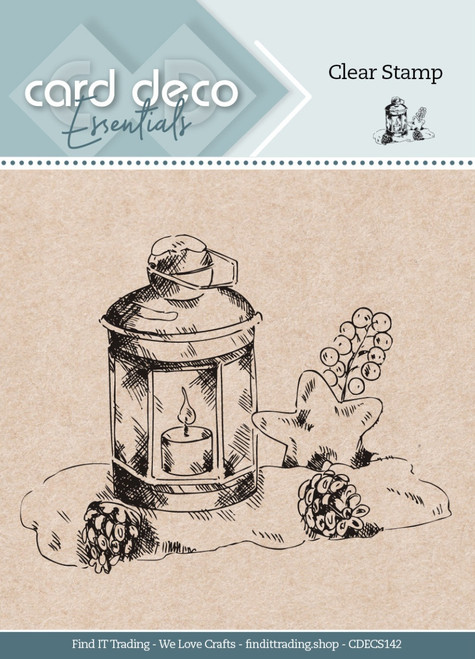 Find It Trading Card Deco Essentials Clear Stamp-Lantern CDECS142 - 8718715127364