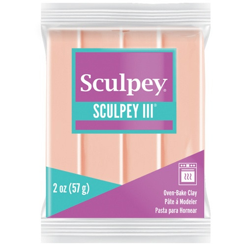 Sculpey III Oven-Bake Clay 2oz-Peach S302-564 - 715891564004