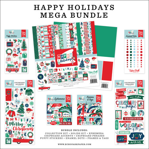 Echo Park Mega Bundle-Happy Holidays PH327050 - 691835253718