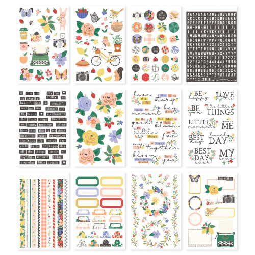 Simple Stories Sticker Book 12/Sheets-The Little Things, 516/Pkg - TLT20221