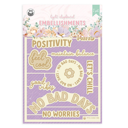 P13 Die-Cut Chipboard Embellishments 4"X6"-Have Fun #06 - P13HAV55 - 5904619326054 P13 Die-Cut Chipboard Embellishments 4"X6"-Have Fun #06 - P13HAV55 - 5904619326054