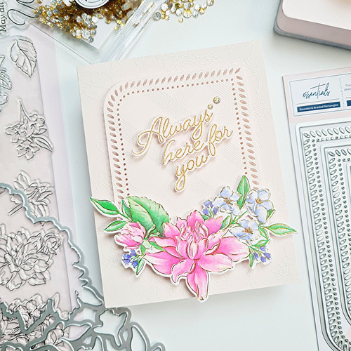Pinkfresh Studio Die Set-Artistic Dahlia PF196523