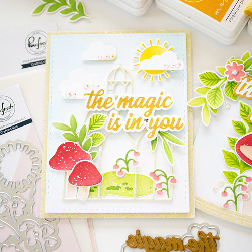 Pinkfresh Studio Hot Foil Plate & Die Set-The Magic Is In You - PF190823