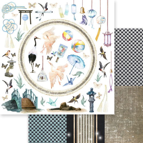 Asuka Studio Double-Sided Paper Pack 6"X6" 24/Pkg-Moon Bunny Dream - MP-61244