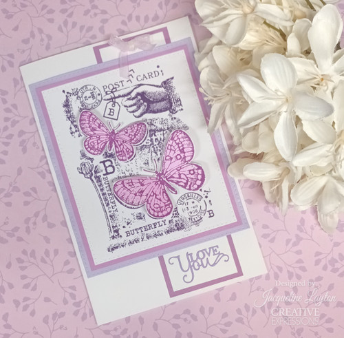 Woodware Clear Stamps 4"X6"-B Is For Butterfly FRS991