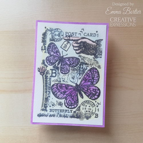 Woodware Clear Stamps 4"X6"-B Is For Butterfly FRS991