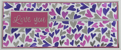 Crafter's Workshop Layered Card Stencil 8.5"X11"-Slimline Layered Groovy Hearts TCW8.5-6024 - 842254060245